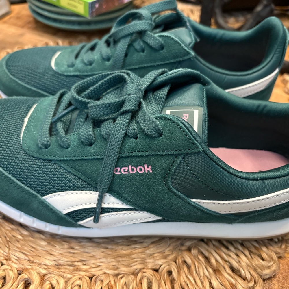 Reebok Green Retro Runner with White Accent